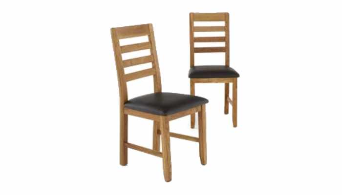 Dining Chair Brown PU FA