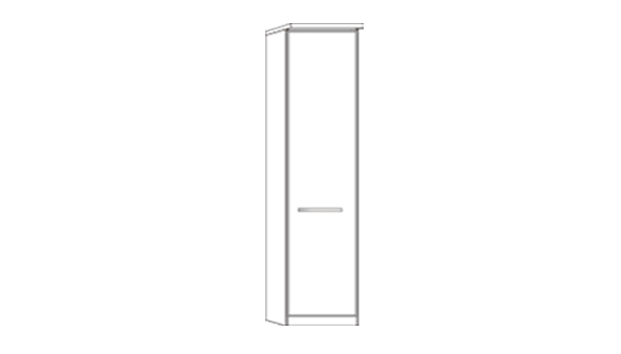 Cairns 4 Door mirrored Functional unit wardrobe with Cornice