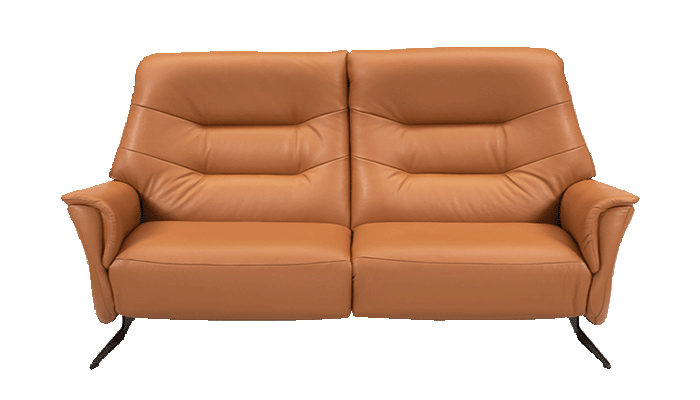 2 Seater MANUAL Recliner Sofa (Leather)