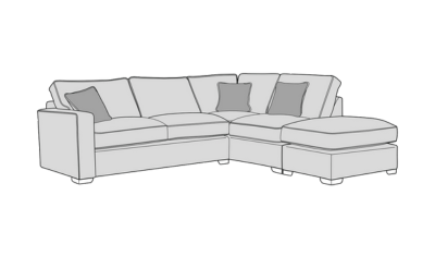 Chaise Corner Sofa (R)