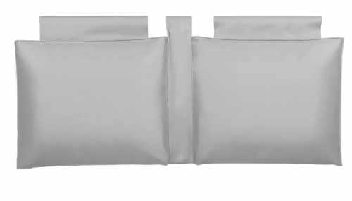 Double Headboard Cushion Light Grey