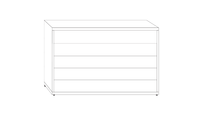 5 Drawer Large Chest