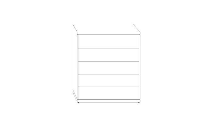 5 Drawer Narrow Chest