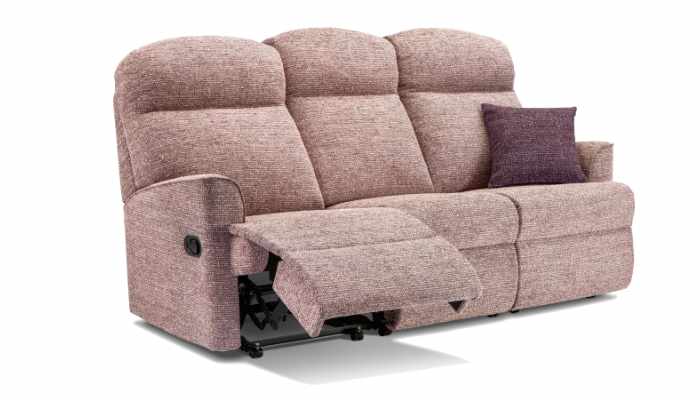 Small Powered Reclining 3 Seater