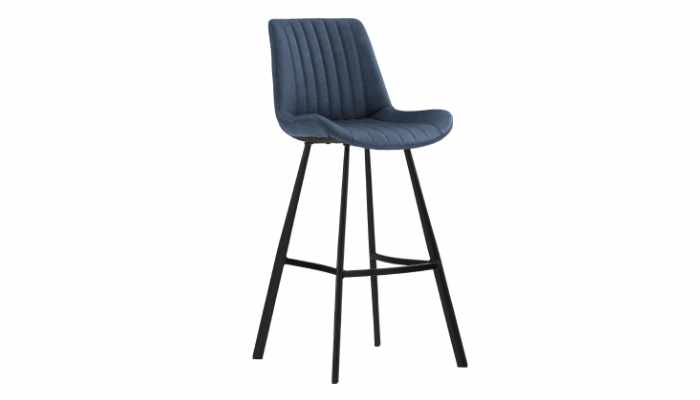 George Bar Stool Dark Blue