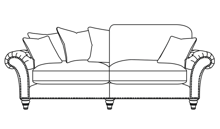 Extra Large Split Sofa