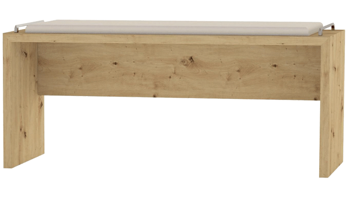 Dressing Bench White (Upholstered)