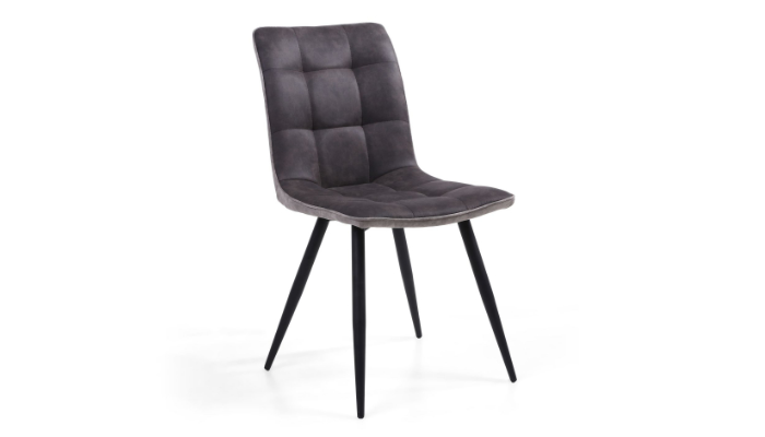 Dining Chair (x2) - Dark Grey