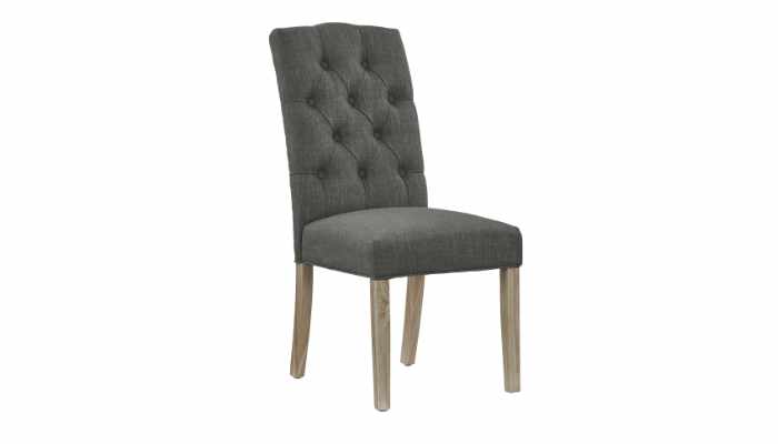 Chelsea Chair Charcoal White Washed Leg