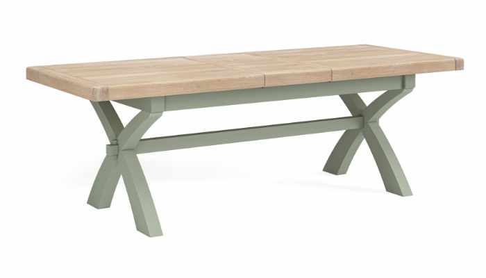 Cross Leg Extending Table Sage 