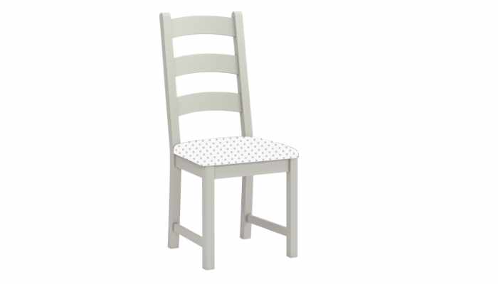 Ladder Dining Chair NO CUSHION Stone Grey