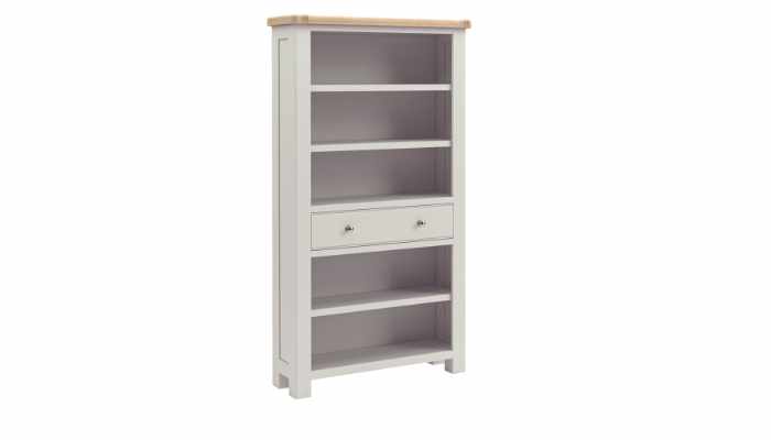 Large Bookcase Stone Grey