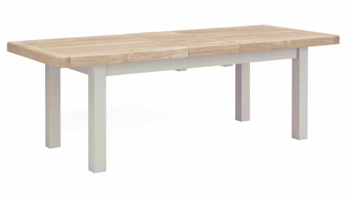 Large Extending Dining Table Stone Grey