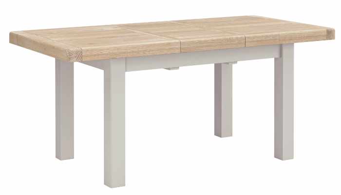 Small Extending Dining Table Stone Grey