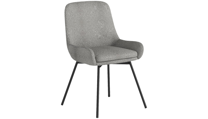 Evie Chair - Grey Boucle 70334T