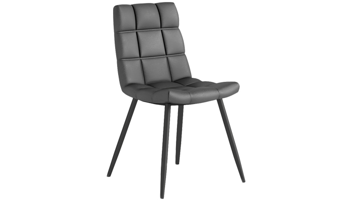 Hudson Chair - Dark Grey PU 70164VT