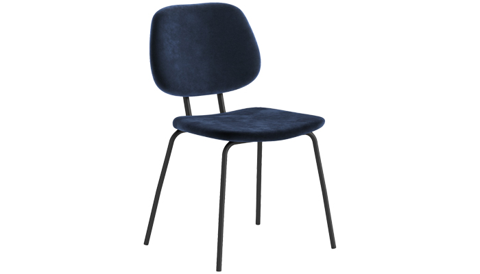 Lily Chair - Navy Velvet 70185T2