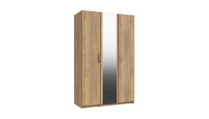 3 Door Wardrobe with Mirror