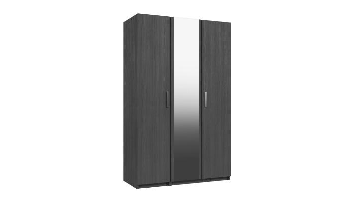 3 Door Wardrobe with Mirror