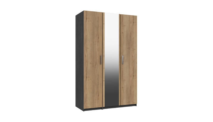 3 Door Wardrobe with Mirror